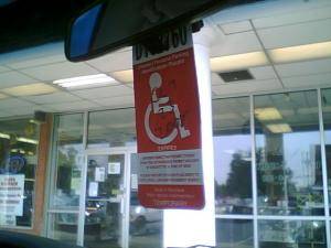 In California, it is illegal to use a handicap placard if the placard was not issued to you. Handicapped placard