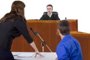 Courtroom Trial attorney